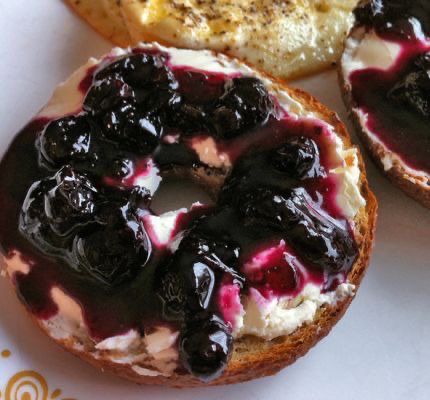 Bagel w/ Cream Cheese & Jelly