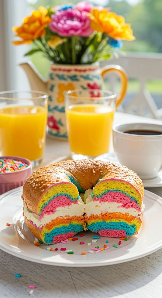 Rainbow Bagel