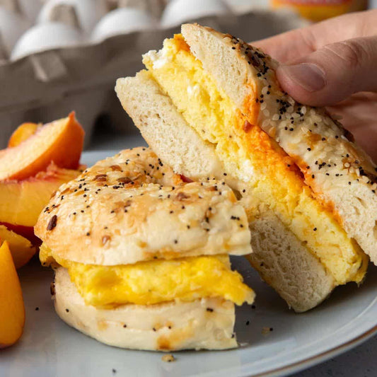 2 Egg on A Roll or Bagel.